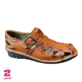 کفش تابستانی  طبی راحتی مردانه چرم طبیعی تبریز کد 1532