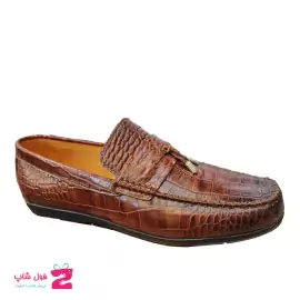 کفش کالج مردانه چرم طبیعی تبریز کد 1709