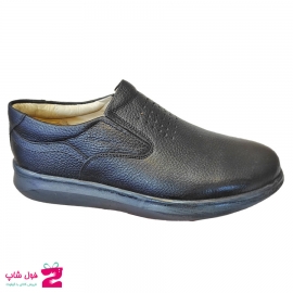 کفش طبی راحتی مردانه چرم طبیعی تبریز کد 2144