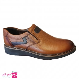 کفش طبی راحتی مردانه چرم طبیعی تبریز کد 2270
