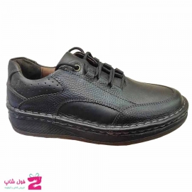 کفش طبی راحتی مردانه چرم طبیعی تبریز کد 2387