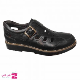 کفش تابستانی  طبی راحتی مردانه چرم طبیعی تبریز کد 2508