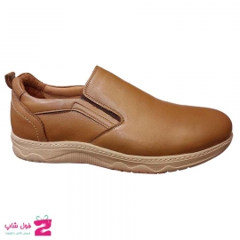 کفش طبی راحتی مردانه بزرگ پا چرم طبیعی تبریز کد 2620