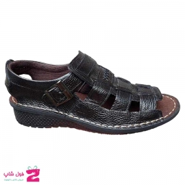 کفش تابستانی  طبی راحتی مردانه چرم طبیعی تبریز کد 2626