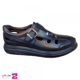 کفش تابستانی  طبی راحتی مردانه چرم طبیعی تبریز کد 2723