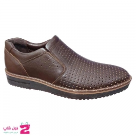 کفش تابستانی  طبی راحتی مردانه چرم طبیعی تبریز کد 2727