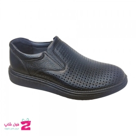 کفش تابستانی  طبی راحتی مردانه چرم طبیعی تبریز کد 3250